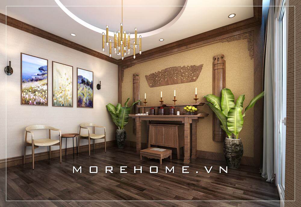 Bàn thờ gỗ hiện đại